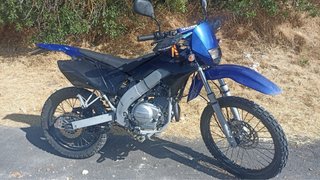 Motor Hispania 125cc Enduro Negra/azul