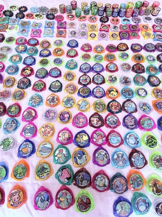 Lote Pokémon kraks+Jetz + Tretta + Tazos + Fichas