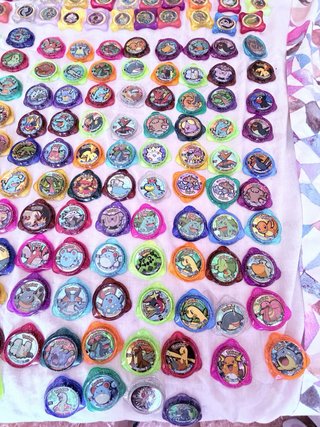 Lote Pokémon kraks+Jetz + Tretta + Tazos + Fichas