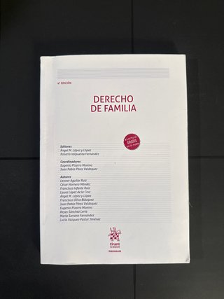 Derecho de Familia 4a Edición 2023