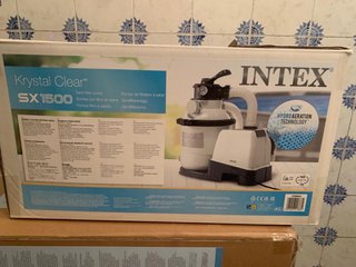 Pompa Sabbia Intex Krystal Clear SX1500