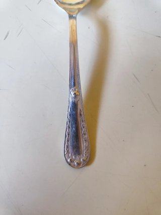 6 Cucharas de plata antiguas. Marca Alpaca Dalia