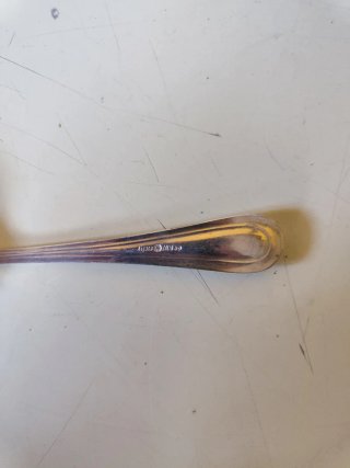 6 Cucharas de plata antiguas. Marca Alpaca Dalia