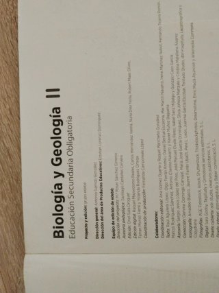 Biología y Geología II, ESO, Secundaria, De otr...