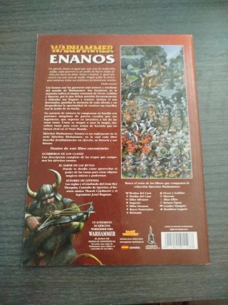 Libro ejercito Warhammer Enanos