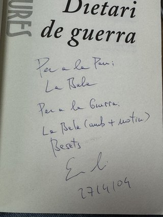 Dietari de guerra - Emili Piera