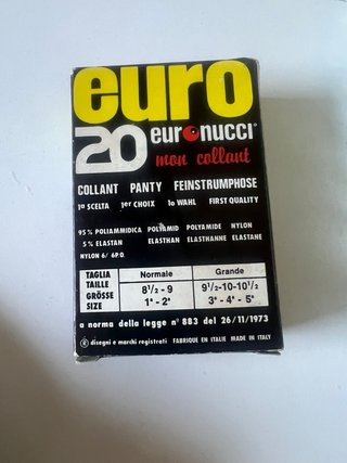 Collant Euro 20 anni 70/80