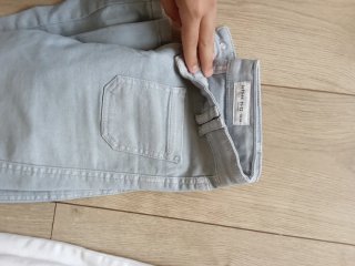 Lote 5 pantalones vaqueros niña sin usar