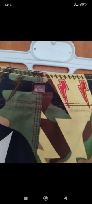 Bañador Quiksilver Talla 32 Camuflaje