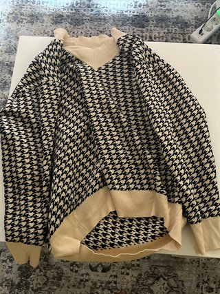 Sudadera Houndstooth Talla Única