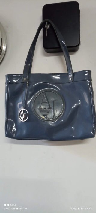 Borsa Armani originale grigia