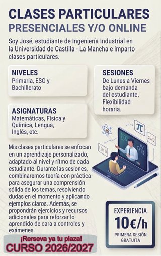 Clases Particulares Curso 2026/2027