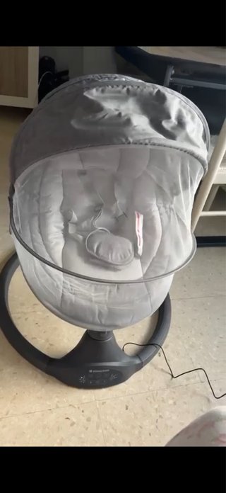 Hamaca para bebé gris