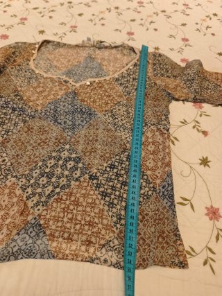 Blusa Naf Naf Talla S Estampada