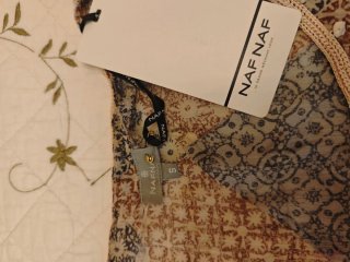 Blusa Naf Naf Talla S Estampada