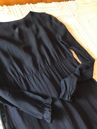 Abito corto in chiffon seta stile impero
