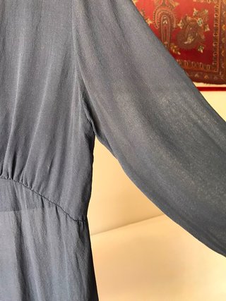 Abito corto in chiffon seta stile impero
