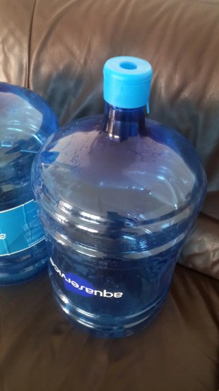 Garrafa dispensador agua 20L azul