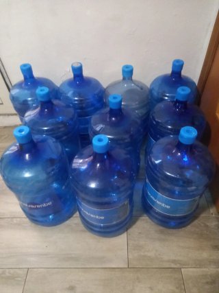 Garrafa dispensador agua 20L azul