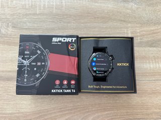 KKTICK TANK T6 Smartwatch Negro