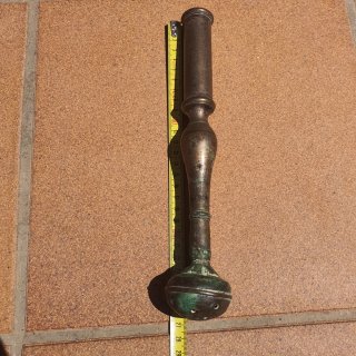 Hisopo Aspersorio Litúrgico Bronce Antiguo