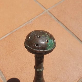 Hisopo Aspersorio Litúrgico Bronce Antiguo
