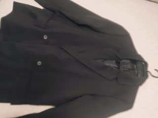 Blazer / Americana negra oversize estilo elegante