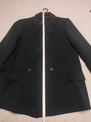 Blazer / Americana negra oversize estilo elegante