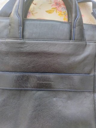 Borsa Piquadro pelle porta PC tracolla