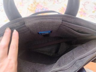 Borsa Piquadro pelle porta PC tracolla