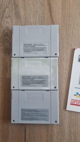 3 Juegos Super Nintendo: Chessmaster, NBA 96, Mari