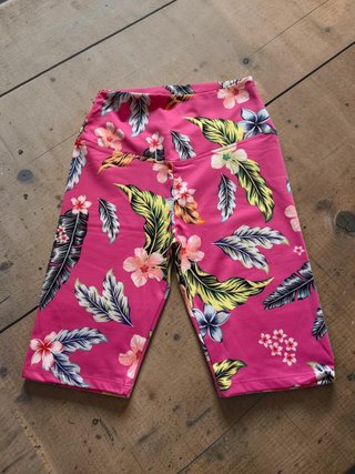 Leggings ciclista estampado floral