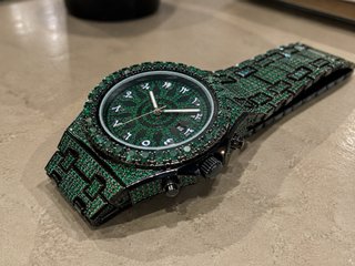 Orologio Luxury uomo, green style