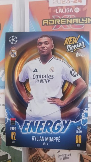 Mbappé Energy Topps Match Attax 2023