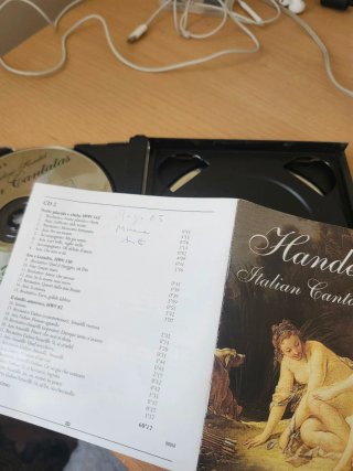 Handel Italian Cantatas 2 CD Set