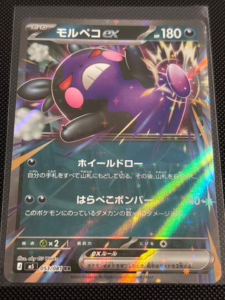 Carta Pokémon Morpeko ex 053/081 RR