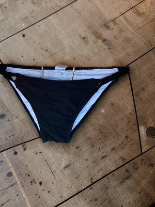 Bikini negro trenzado