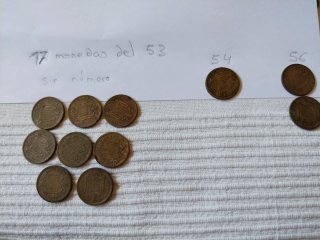 Monedas Peseta 53