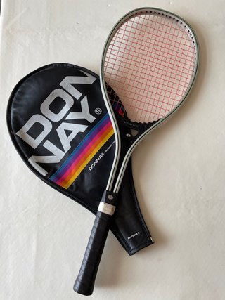 Lote 4 raquetas tenis y badminton con fundas