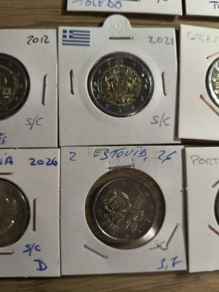 Lote 15 Monedas 2€ Conmemorativas Varias