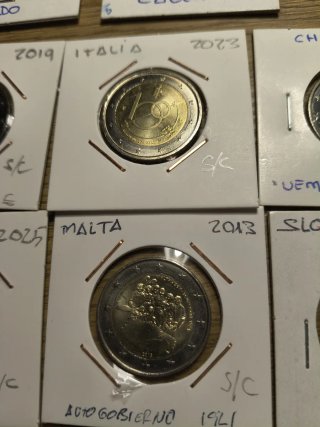 Lote 15 Monedas 2€ Conmemorativas Varias
