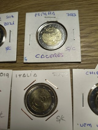 Lote 15 Monedas 2€ Conmemorativas Varias