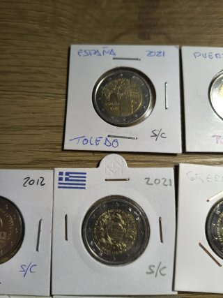 Lote 15 Monedas 2€ Conmemorativas Varias