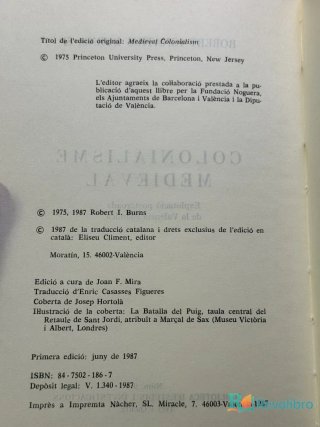 Colonialisme medievale - Robert Ignatius Burns