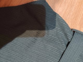 Bañador verde con cinturón