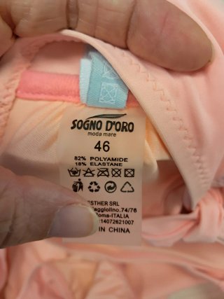 Costume da bagno donna due pezzi rosa