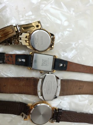 Lote de 4 relojes de pulsera