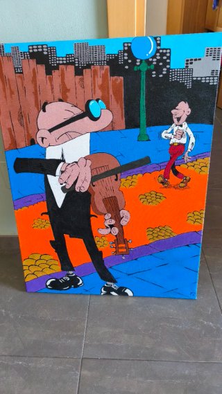 Cuadro Lienzo Pintado a Mano 60x80
