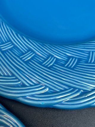 Piatti Este Ceramiche Vimini Blu
