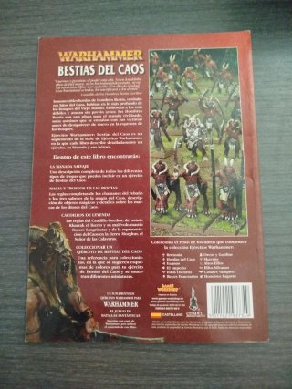 Libro de ejercito Warhammer Bestias del caos